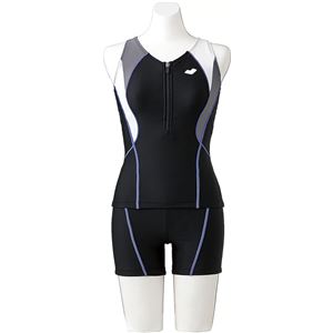 デサント ARENA(アリーナ) Water Exercise セパレス(差し込みフィットパッド) FLA7722W ブラック×ブラック×Nホワイト×グレイ Mサイズ