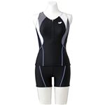 デサント ARENA(アリーナ) Water Exercise セパレス(差し込みフィットパッド) FLA7722W ブラック×ブラック×Nホワイト×グレイ XOサイズ