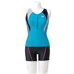 デサント ARENA(アリーナ) Water Exercise セパレス(差し込みフィットパッド) FLA7722W ピーコックB×Bグレイ×ネイビーN×Lグレイ Oサイズ