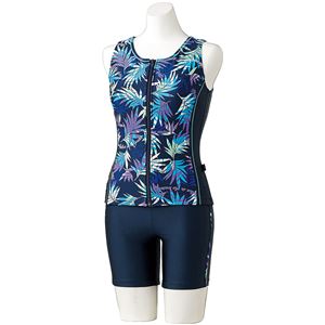 デサント Karrimor(カリマー) Water Exercise 大きめカラースナップ付きセパレーツ(差し込みフィットパッド) FLA7728W ネイビーブルー×ネイビーN XOサイズ