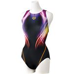 デサント ARENA(アリーナ) AQUA RACING セイフリーバック(着やストラップ) FAR7569W ブラック×オレンジ Sサイズ