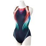 デサント ARENA(アリーナ) AQUA RACING セイフリーバック(着やストラップ) FAR7569W ネイビー×ブルー XOサイズ