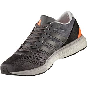 adidas（アディダス） ランニングシューズ BB3321 グレーファイブ×コアブラック×ソーラーオレンジ 27.5cm