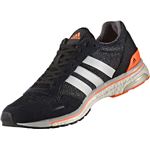 adidas（アディダス） ランニングシューズ CG3042 コアブラック×ソリッドグレー×ソーラーオレンジ 25cm