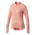 adidas（アディダス） RESPONSE ハーフジップ長袖Tシャツ W サングロー J／XS BUF41