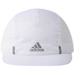 adidas（アディダス） ランニング adizero 軽量キャップ ホワイト×グレーTWO OSFX DUD95