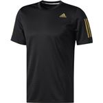 adidas（アディダス） RESPONSE 半袖TシャツM ブラック×ゴールドメット J／L NDX88