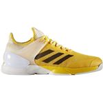 adidas（アディダス） adizero ubersonic 2 AC（オールコート用） イーキューティーイエロー×コアブラック×ランニングホワイト 25cm CG3083