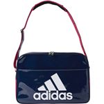 adidas（アディダス） BASIC エナメルショルダー（L） カレッジネイビー×ボールドピンク NS BIP41