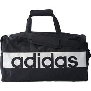 adidas(アディダス) リニアロゴチームバッグ(S) ブラック×ブラック×ホワイト S BVB04 商品画像