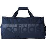 adidas（アディダス） リニアロゴチームバッグ（M） カレッジネイビー×カレッジネイビー×トレースブルー M BVB06