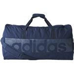 adidas（アディダス） リニアロゴチームバッグ（L） カレッジネイビー×カレッジネイビー×トレースブルー L BVB08