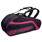 Yonex（ヨネックス） TOURNAMENT SERIES ラケットバック6 リュック付き（ラケット6本用） ブラック×ピンク BAG1812R