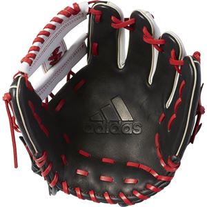 adidas(アディダス) Baseball 軟式カラーグラブ IH DMT75 ホワイト×ブラック LH 商品写真2