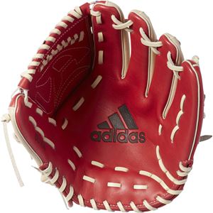 adidas(アディダス) Baseball 軟式カラーグラブ PI DUV04 トレースカーキ×スカーレット RH 商品写真2
