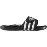 adidas(アディダス) スポーツサンダル アディサージ 078260 ブラック×ブラック×ランニングホワイト 25.5cm