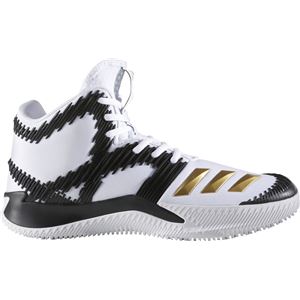 adidas(アディダス) バスケットボールシューズ SPG(スコアリング・ポイント・ガード) B49500 ランニングホワイト×ゴールドメット×コアブラック 24.5cm 商品画像
