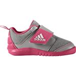 adidas(アディダス) インファントシューズ BABY FortaPlay AC I BY8866 ミディアムグレイヘザー×ソリッドグレー×スーパーピンク 13.0cm