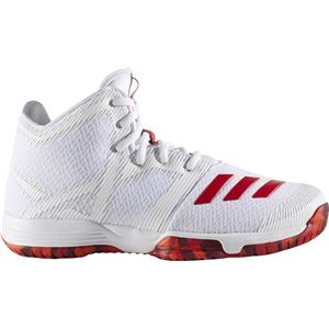 adidas(アディダス) Junior バスケットボールシューズ SPG K(スコアリング・ポイント・ガード キッズ) CG4310 ランニングホワイト×スカーレット×エナジー 21.0cm 商品写真1