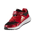 adidas(アディダス) ジュニアシューズ アディダスファイト EL K CP9741 スカーレット×ゴールドメット×ランニングホワイト 18.5cm