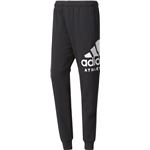 adidas(アディダス) M SPORT ID ATHLETICS ロゴ スウェットテーパードパンツ (裏起毛) DLF14 ブラック J/L