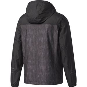 adidas(アディダス) HM デニム裏トリコット起毛ジップアップパーカー M DUP66 ブラック J/L