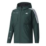 adidas(アディダス) M adidas 24/7 ウインドフルジップパーカー (裏起毛) DUQ96 グリーンナイト J/L