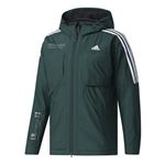 adidas(アディダス) M adidas 24/7 ウインドフルジップパーカー (裏起毛) DUQ96 グリーンナイト J2XO