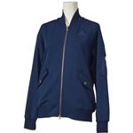 adidas(アディダス) W 24/7 ファブリックミックス ボンバー ジャージジャケット DUV20 カレッジネイビー J/L