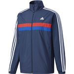 adidas(アディダス) M ESSENTIALS カントリーシリーズウインドブレーカージャケット (裏起毛) DUV74 カレッジネイビー×カレッジネイビー J/L