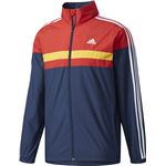 adidas(アディダス) M ESSENTIALS カントリーシリーズウインドブレーカージャケット (裏起毛) DUV74 カレッジネイビー×スカーレット J/L