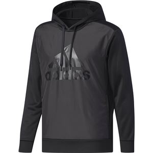 adidas(アディダス) M ESSENTIALS ハイブリッド スウェットプルオーバーパーカー DUV79 ブラック J/L