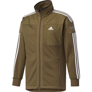 adidas(アディダス) M adidas 24/7 ハイブリッドウォームアップ ジャージジャケット ECF36 トレースオリーブ J/L