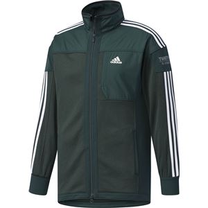 adidas(アディダス) M adidas 24/7 ハイブリッドウォームアップ ジャージジャケット ECF36 グリーンナイト J/L