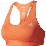 adidas(アディダス) W M4T トレーニング ミディアムサポート テックフィットブラ BHU33 イージーコーラル×マットシルバー J/L