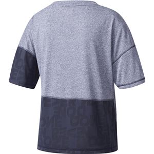 adidas(アディダス) W M4Tトレーニング KNITルーズ半袖Tシャツ DUQ46 トレースブルー×トレースブルー J/M 商品写真2