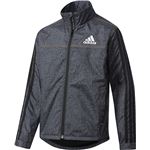 adidas(アディダス) Boys adidasDAYS' デニム風ウインドブレーカージャケット(裏起毛) DUV91 ブラック J130