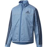 adidas(アディダス) Boys adidasDAYS' デニム風ウインドブレーカージャケット(裏起毛) DUV91 コアブルー J130