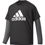 adidas(アディダス) Boys TRN CLIMIX パデッドプルオーバー DUV98 ブラック J130