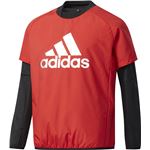 adidas(アディダス) Boys TRN CLIMIX パデッドプルオーバー DUV98 スカーレット J130