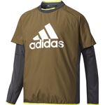 adidas(アディダス) Boys TRN CLIMIX パデッドプルオーバー DUV98 トレースオリーブ J130