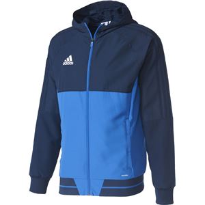 adidas（アディダス） TIRO17 プレゼンテーションジャケット BRR64 カレッジネイビー×ブルー×ホワイト J/L