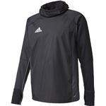 adidas（アディダス） TIRO17 ウォームトップ（裏アルミ付） BRR75 ブラック×ダークグレー×ホワイト J/M