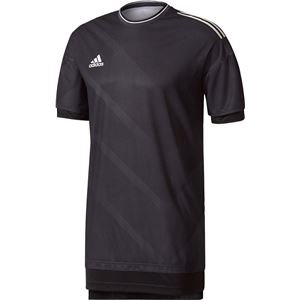 adidas(アディダス) RENGI トレーニングジャージー半袖1 DKT84 ブラック J/M 商品画像