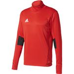 adidas（アディダス） TIRO17 トレーニングトップ MLE44 スカーレット×ブラック×ホワイト J/L