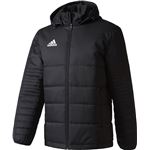 adidas（アディダス） TIRO17 パデットジャケット（腰丈） DKS81 ブラック×ホワイト J/L