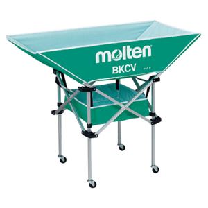 モルテン(Molten) 折りたたみ式平型軽量ボールカゴ(背高) 緑 BKCVHG 商品画像