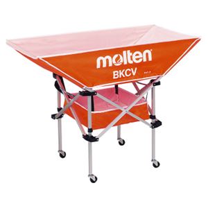 モルテン(Molten) 折りたたみ式平型軽量ボールカゴ(背低) オレンジ BKCVLO 商品画像