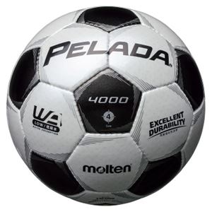 モルテン(Molten) サッカーボール4号球 ペレーダ4000 シャンパンシルバー×メタリックブラック F4P4000 商品画像