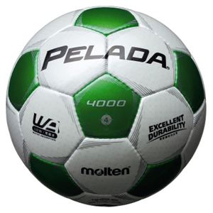 モルテン(Molten) サッカーボール4号球 ペレーダ4000 シャンパンシルバー×メタリックグリーン F4P4000WG 商品画像